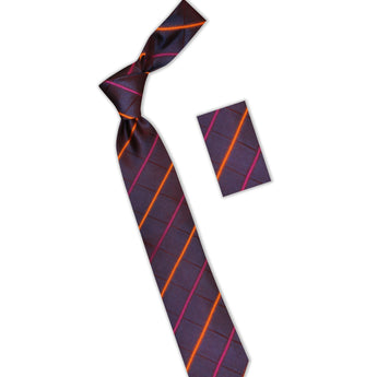 Neon Tie & Pocket Square | 100% Silk