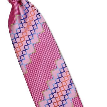 The Zig Tie and Hanky Set | 100% Silk
