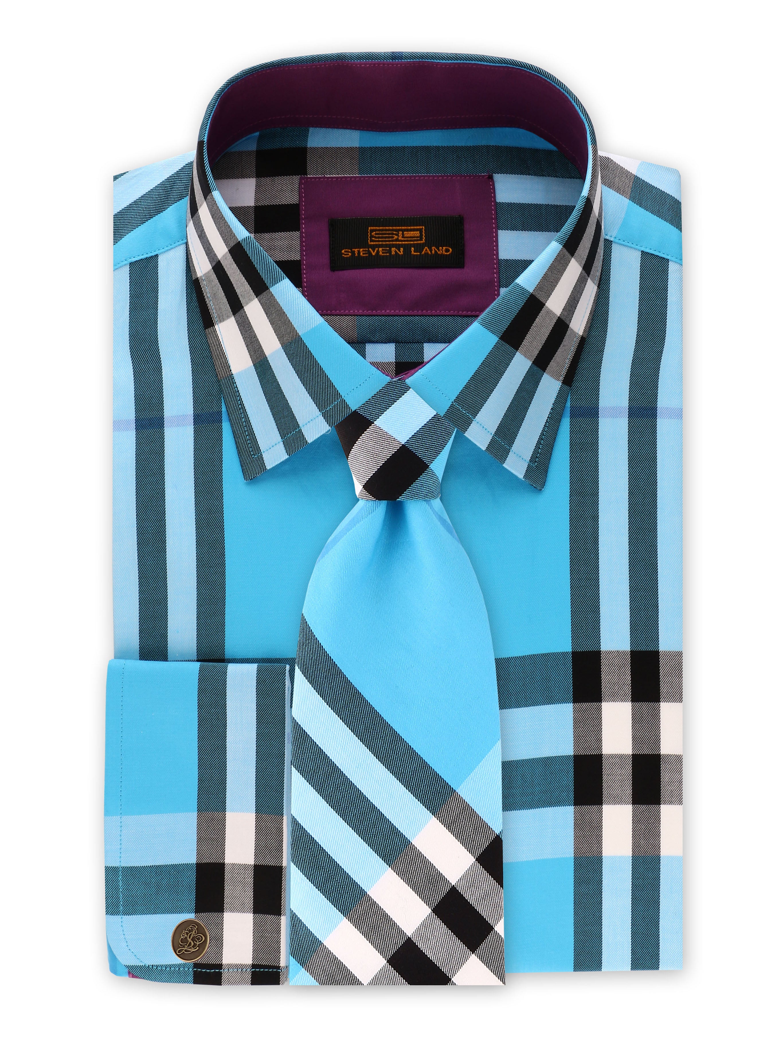 British Dress Shirt + Tie and Hanky + Cufflink British Dress Shirt + Tie and Hanky + Cufflink