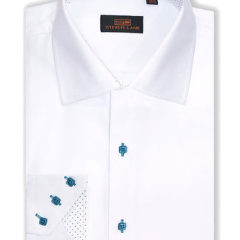 Steven Land | Royale | Dress Shirt for Men | DS308 | Emerald