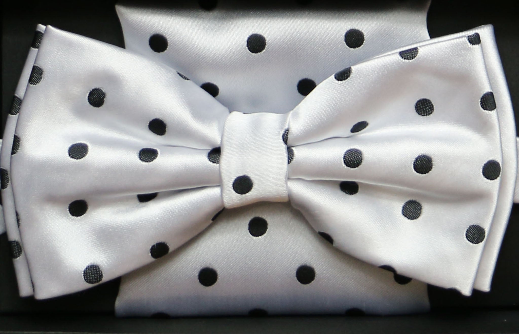 White Polka Dot Silk Self-Tie Bow Tie | In stock! | Tailor Toki White Polka Dot Silk Self-Tie Bow Tie | In stock! | Tailor Toki