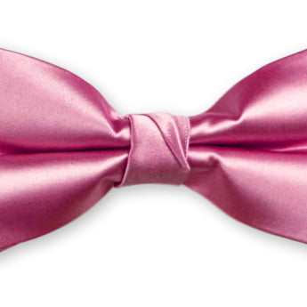 Essential Solid Bow Tie and Hanky Set - Pink