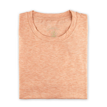Steven Land | T-Shirt | Crew Neck | Brushed Ultra Soft | Peach