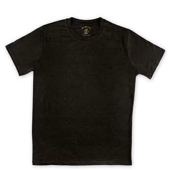 Steven Land | T-Shirt | Crew Neck | Brushed Ultra Soft | Black