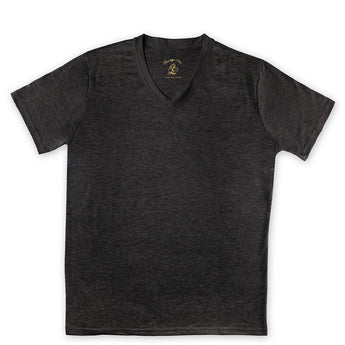 Steven Land | T-Shirt | V – Neck | Brushed Ultra Soft | Charcoal