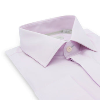 Steven Land Elite | Hidden Buttons Non Iron 2 Way Stretch Dress Shirt | Lavender