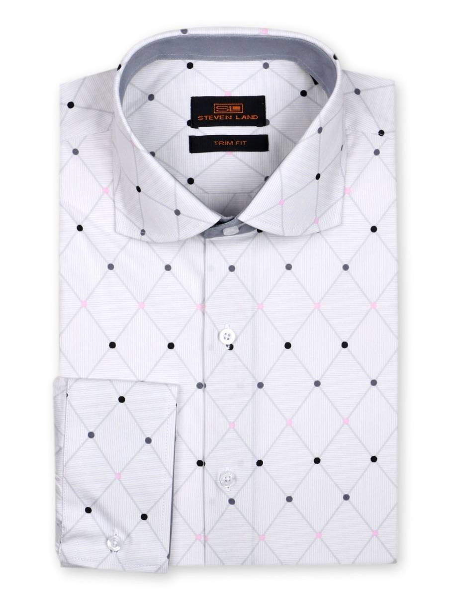Steven Land | Trellis Dress Shirt | Spread Collar – Steven Land Men’s ...