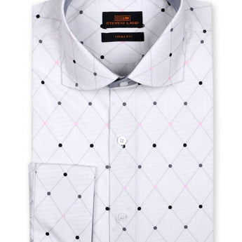 Trellis | Spread Collar | 100% Cotton
