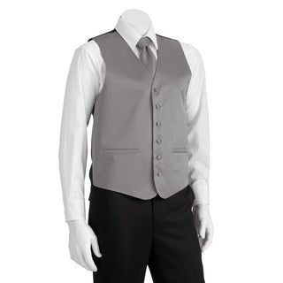 Steven Land Solid 4-pc. Vest with Matching Tie, Bowtie & Pocket Square